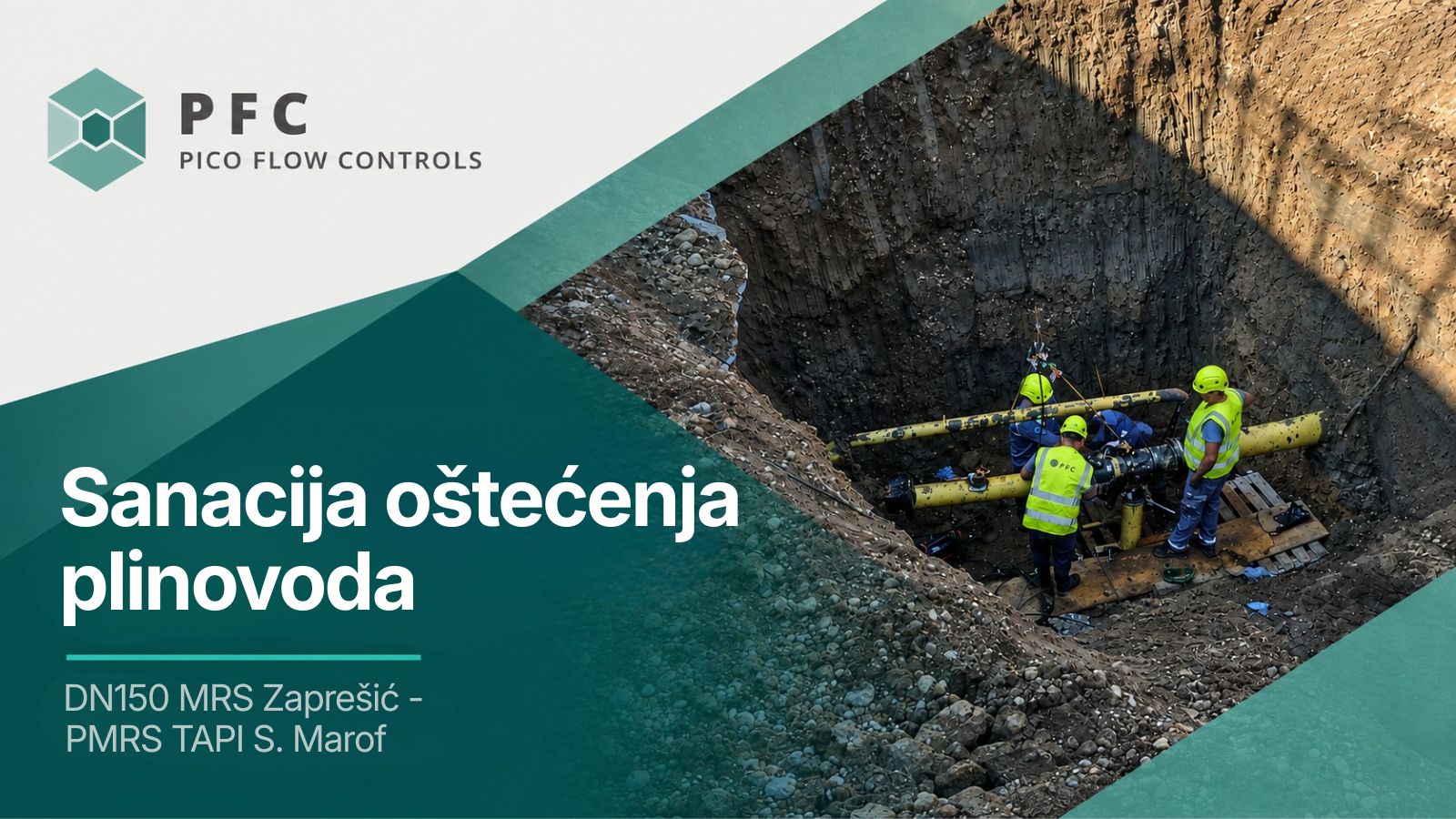 sanacija oštećenja plinovoda